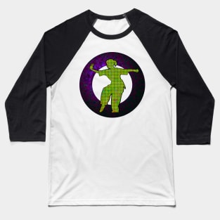 Tai Chi  Purple Emblem Baseball T-Shirt